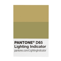 Pantone Lighting Indicator stickers D65 40x verificering af lysets temperatur (LNDS-1PK-D65)