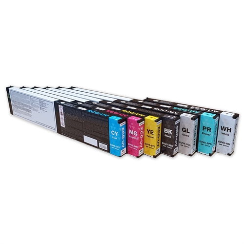 Roland ECO-UV 5 Ink Black, 500ml Cartridge EUV5-5BK
